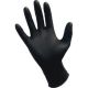 Gloves Nitrile - Black - S - Durable - 100pcs